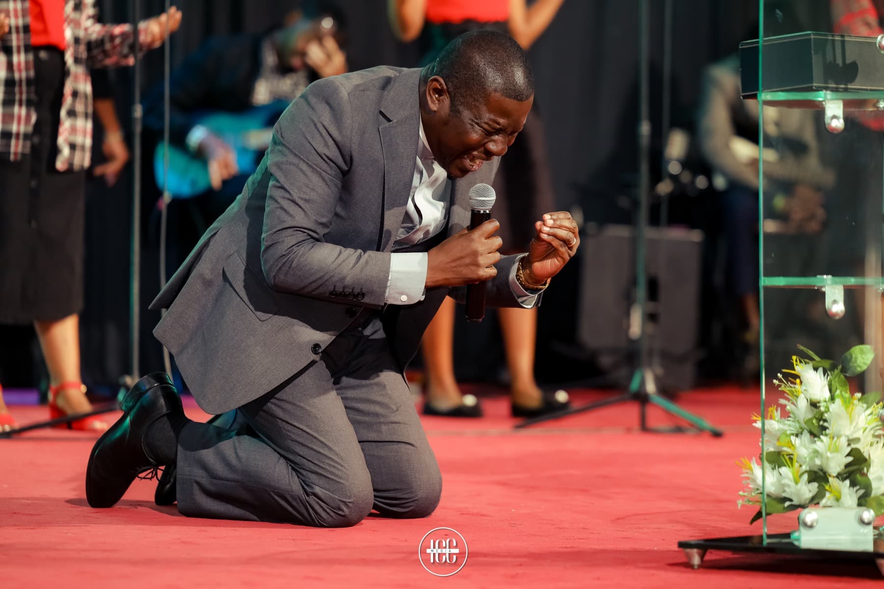 Prayer at ICC Kitengela